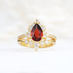 SR17164 Garnet Ring - Additional view