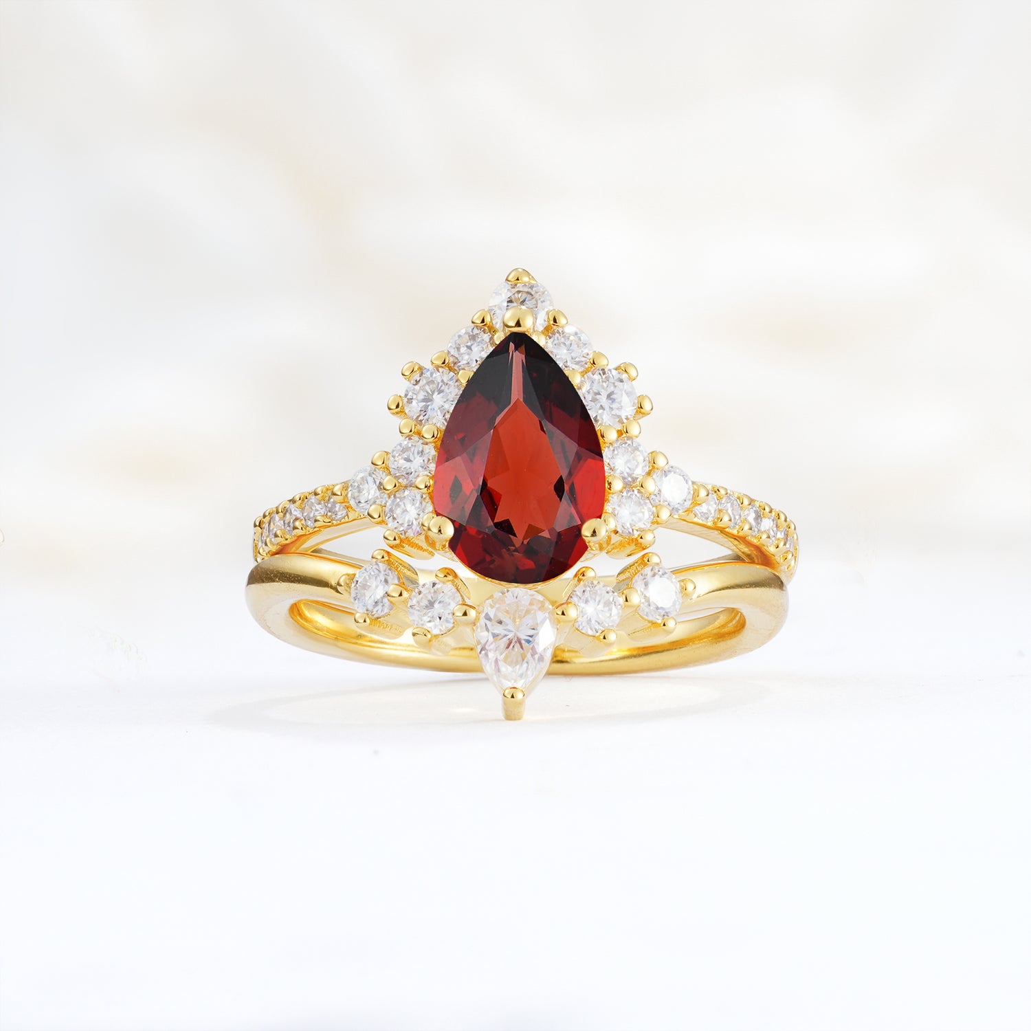 SR17164 Garnet Ring - Additional view
