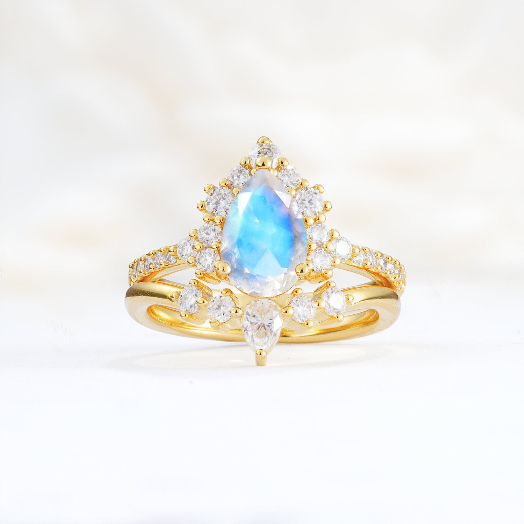 SR17164 Moonstone Ring - Additional view