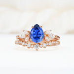 SR17165 Sapphire Ring - Additional view