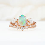 SR17165 Fire Opal Ring - Additional view