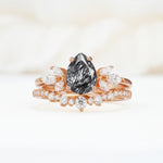 SR17165 Black Rutilated Quartz Ring - Additional view