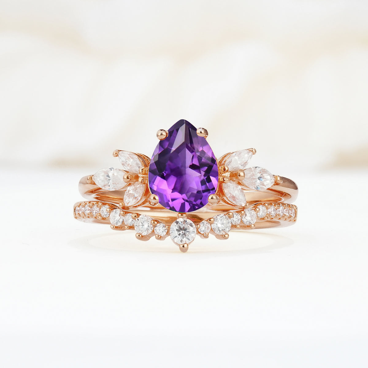 SR17165 Amethyst Ring - Additional view