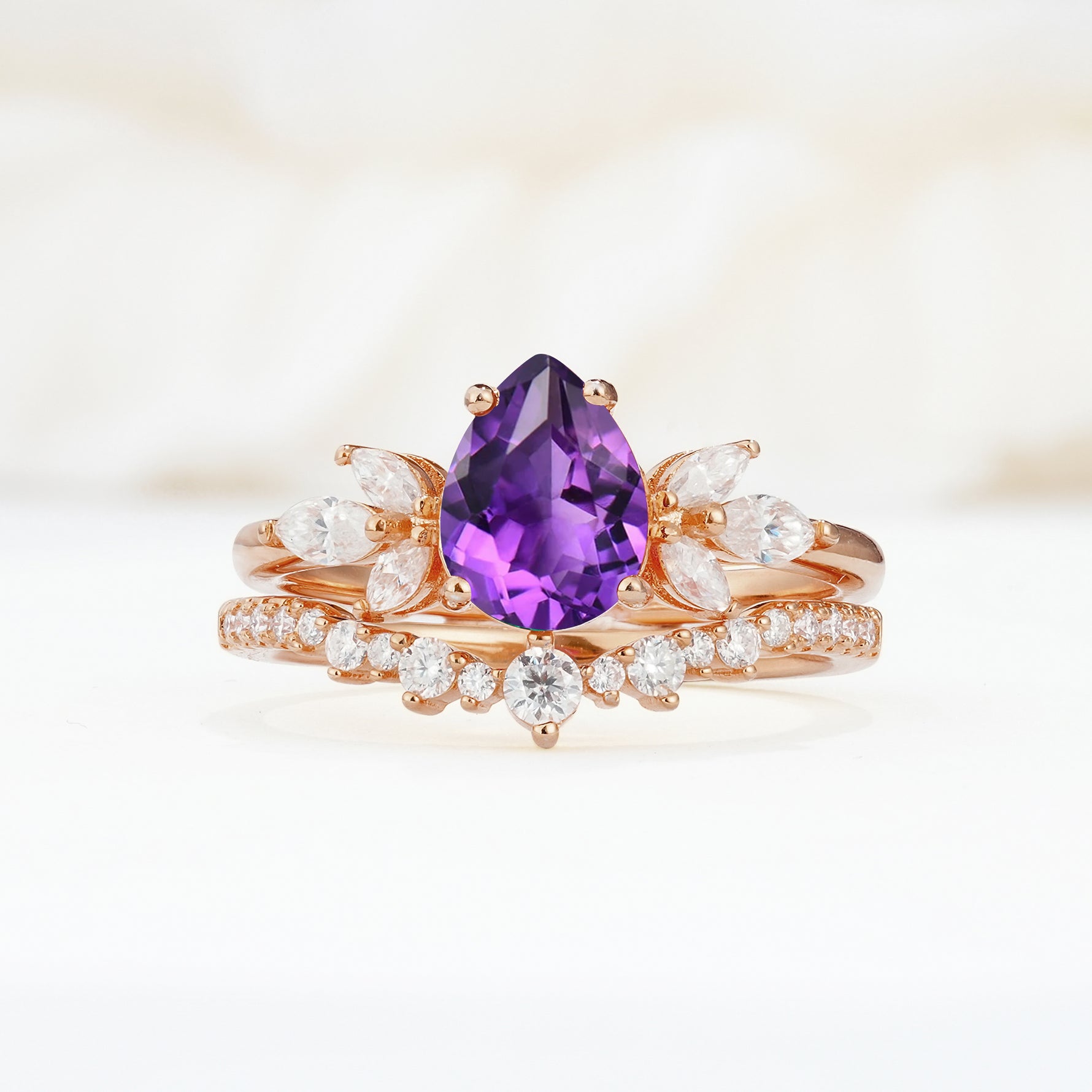SR17165 Amethyst Ring - Additional view