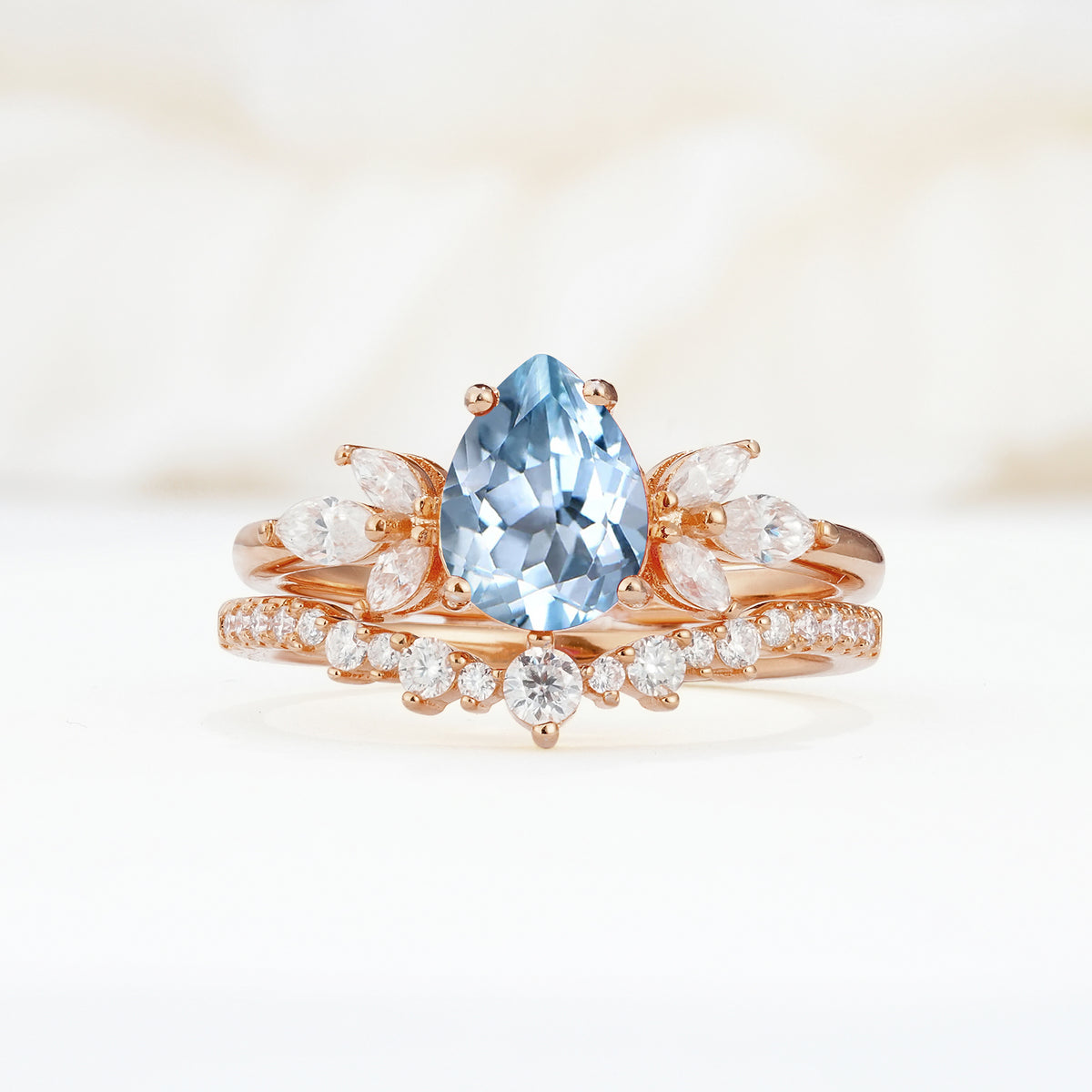 SR17165 Aquamarine Ring - Additional view
