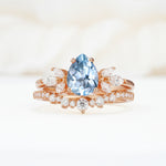 SR17165 Aquamarine Ring - Additional view