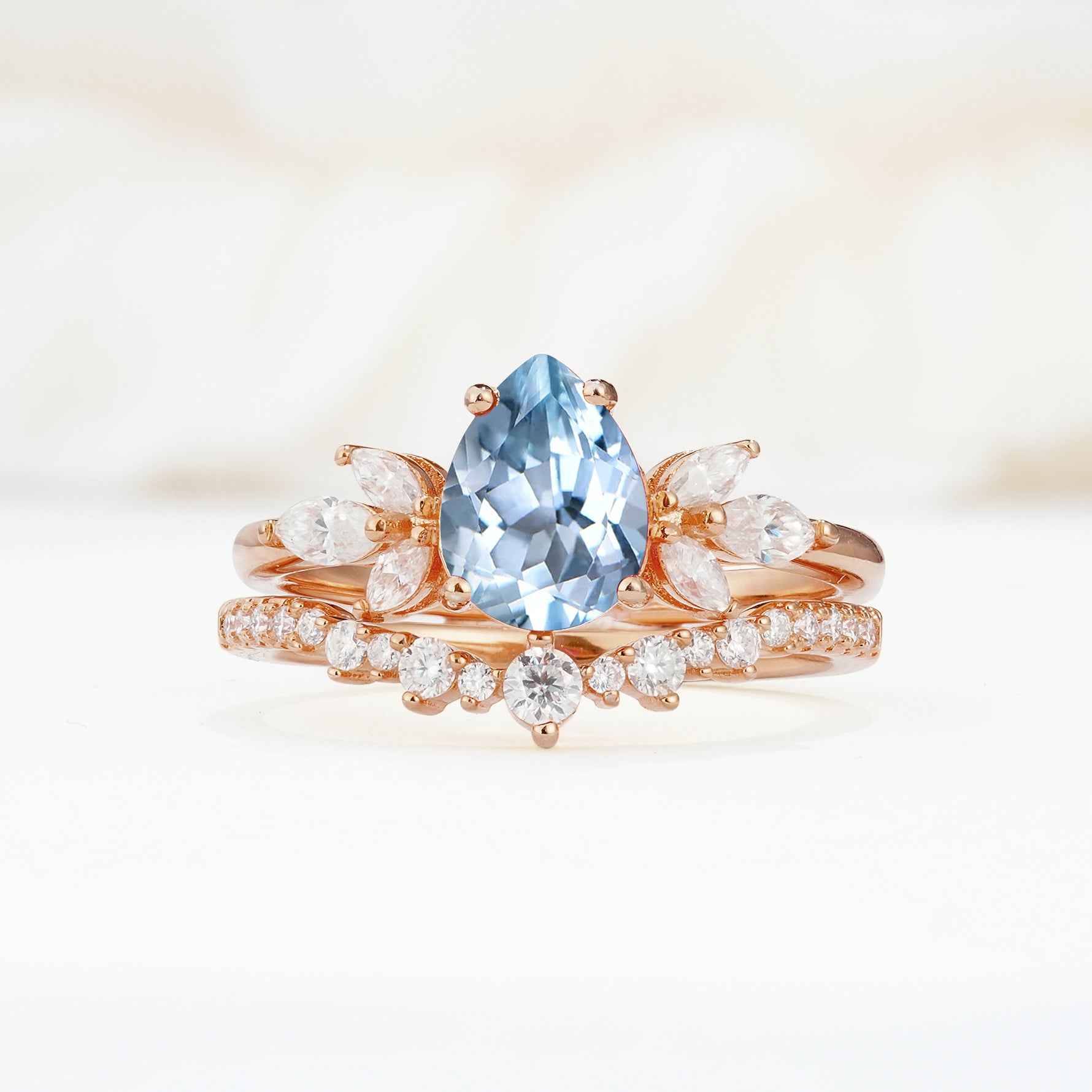 SR17165 Aquamarine Ring - Additional view