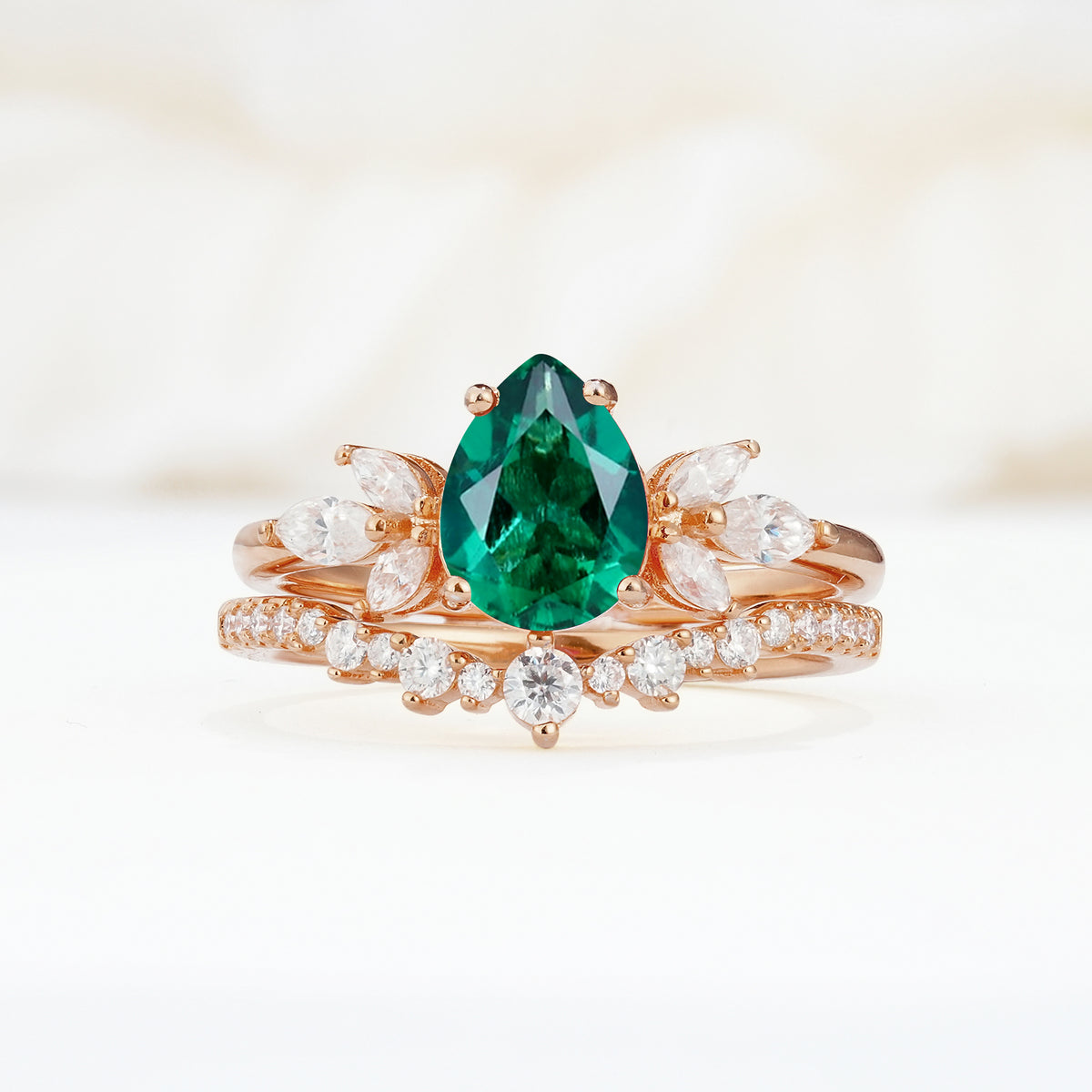 SR17165 Emerald Ring - Additional view