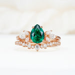 SR17165 Emerald Ring - Additional view