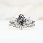 SR17165 Black Rutilated Quartz Ring - Additional view