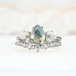 SR17165 Moss Agate Ring - Additional view