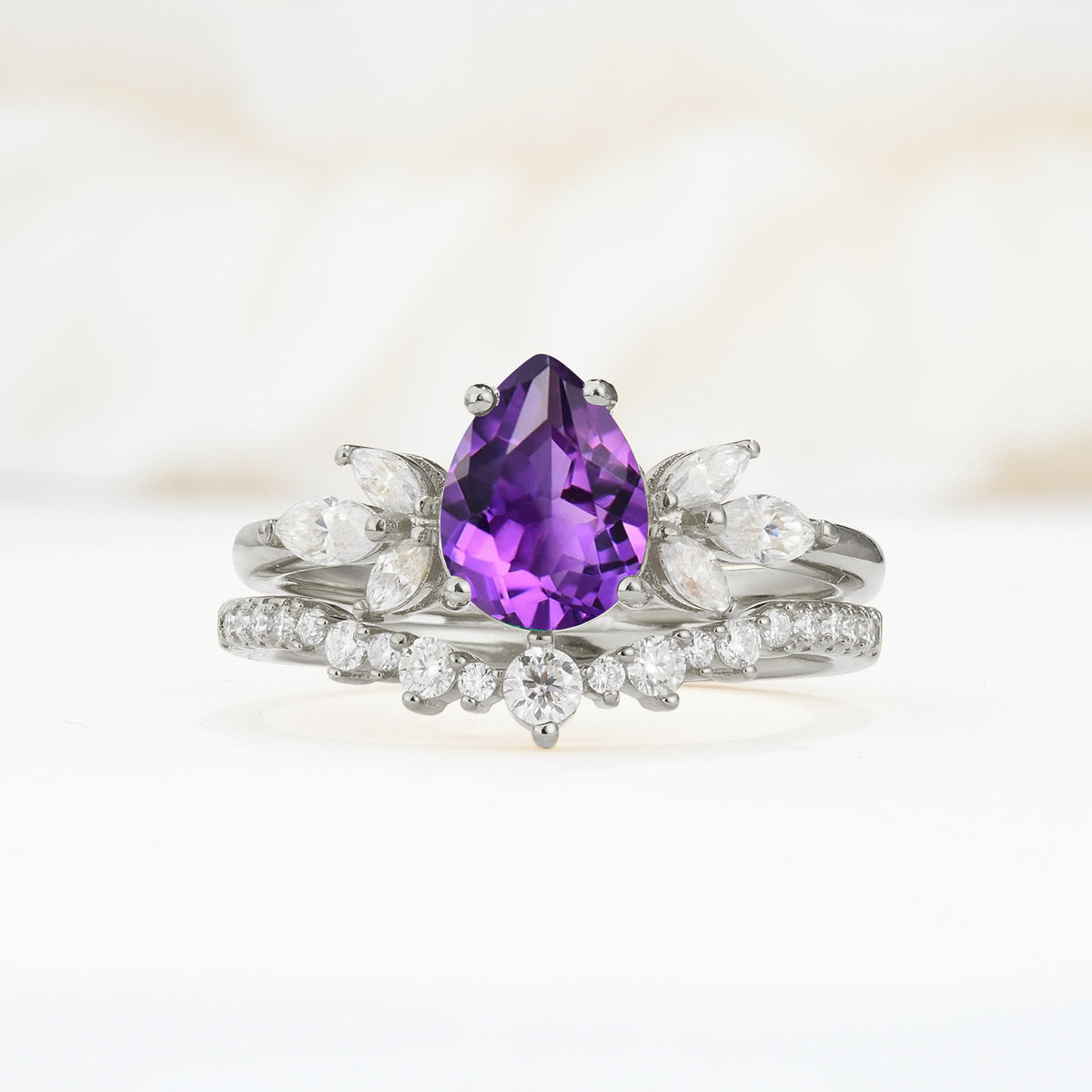 SR17165 Amethyst Ring - Additional view