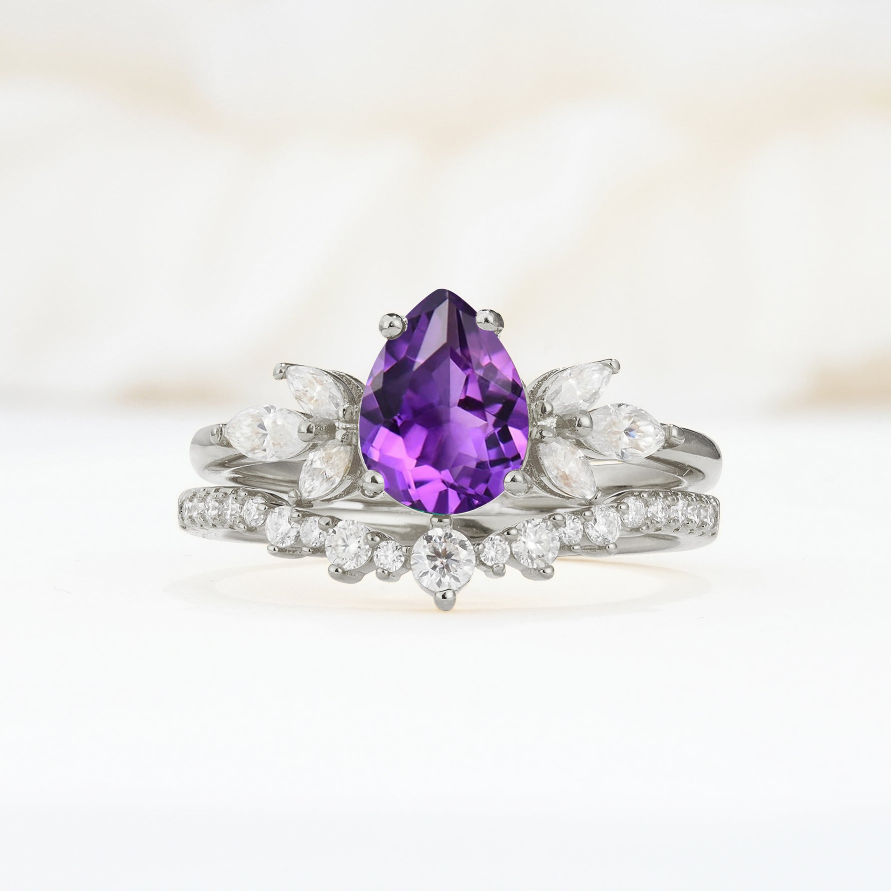 SR17165 Amethyst Ring - Additional view