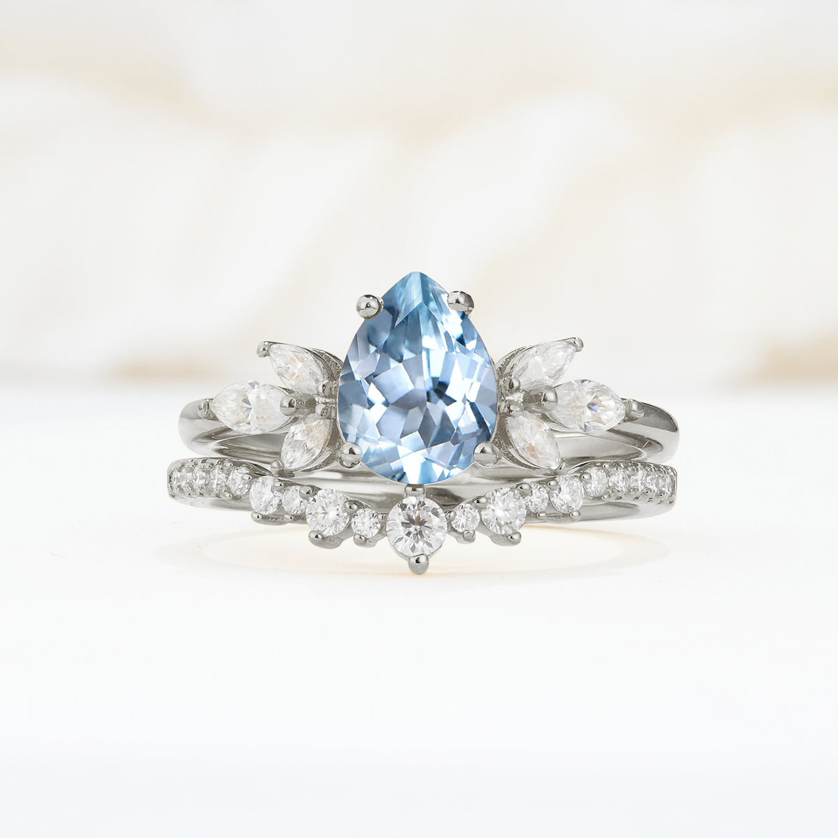 SR17165 Aquamarine Ring - Additional view