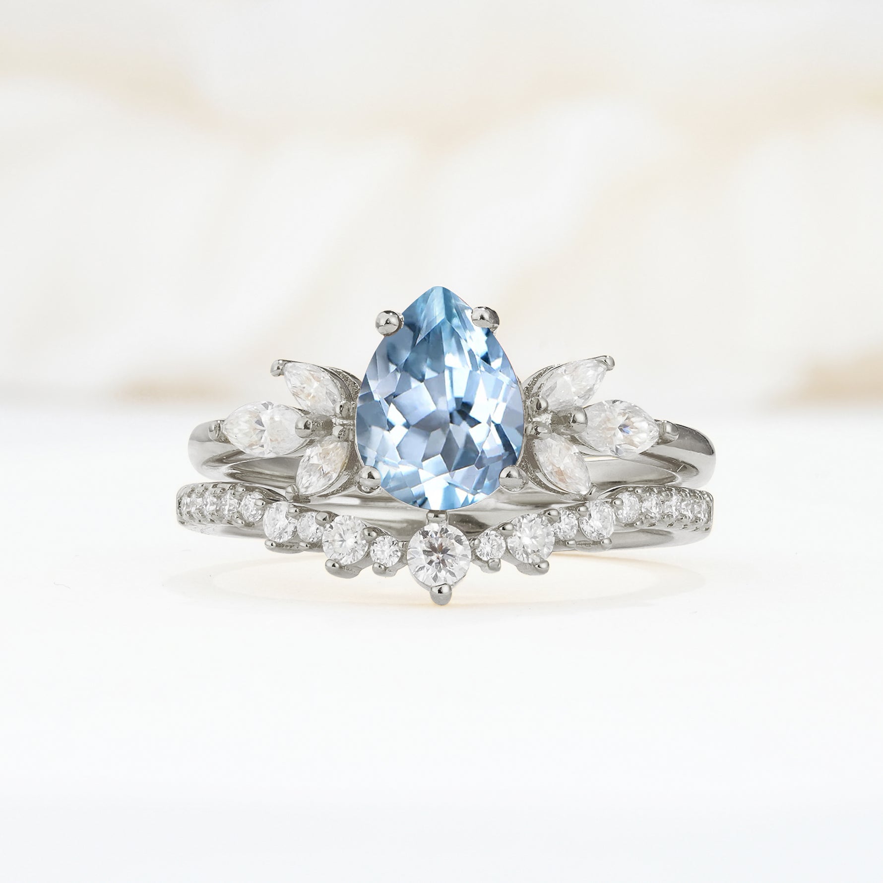 SR17165 Aquamarine Ring - Additional view