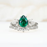 SR17165 Emerald Ring - Additional view