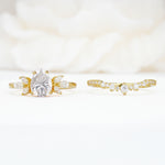 SR17165 Moissanite Ring - White-Gold