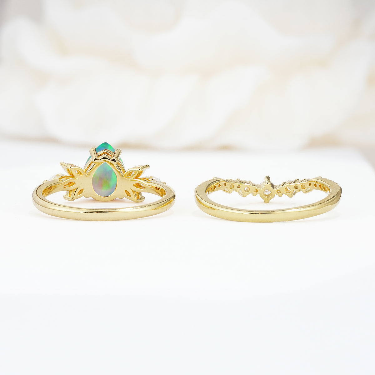 SR17165 Fire Opal Ring - Additional view