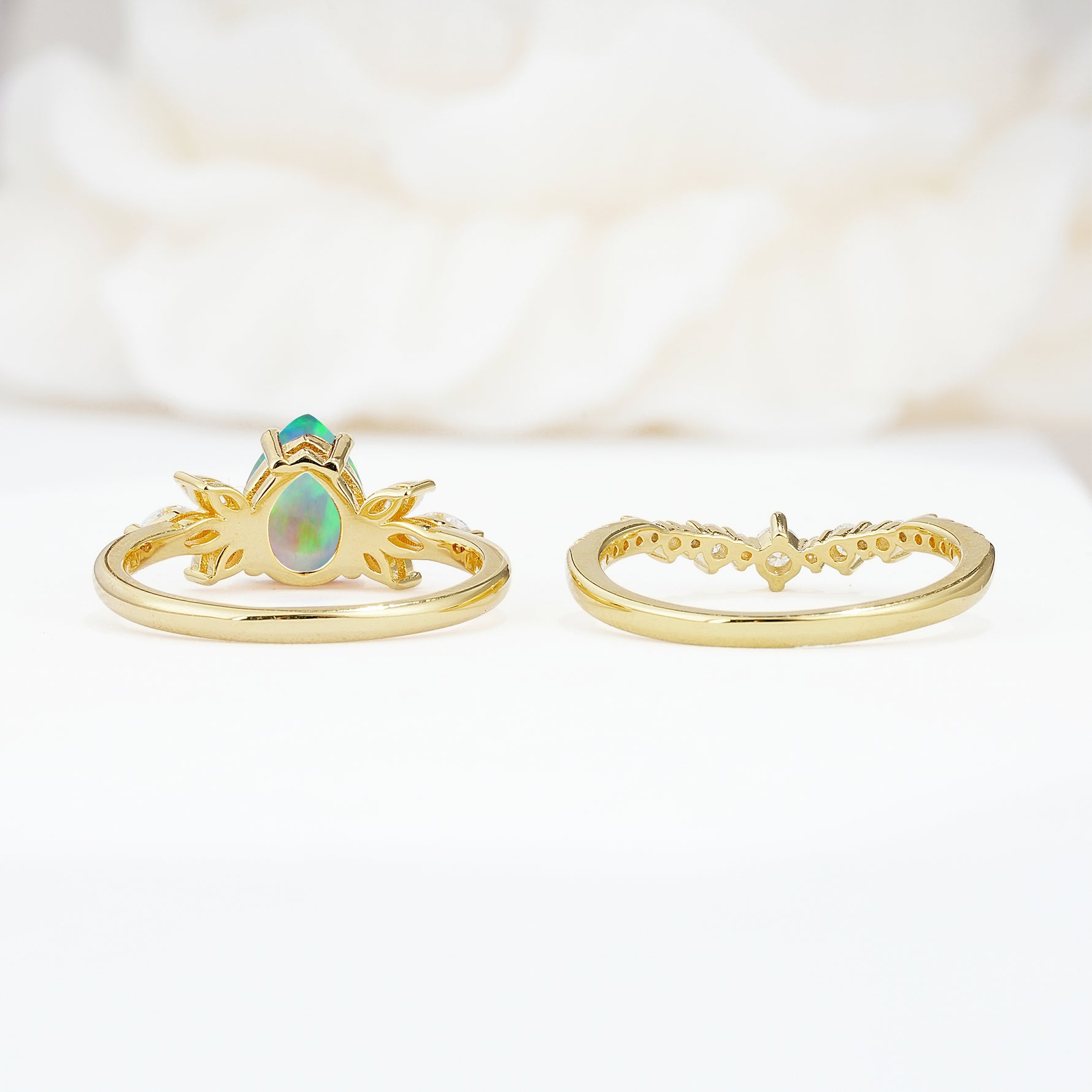 SR17165 Fire Opal Ring - Additional view