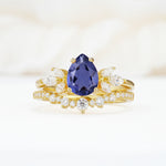 SR17165 Tanzanite Ring - Yellow-Gold