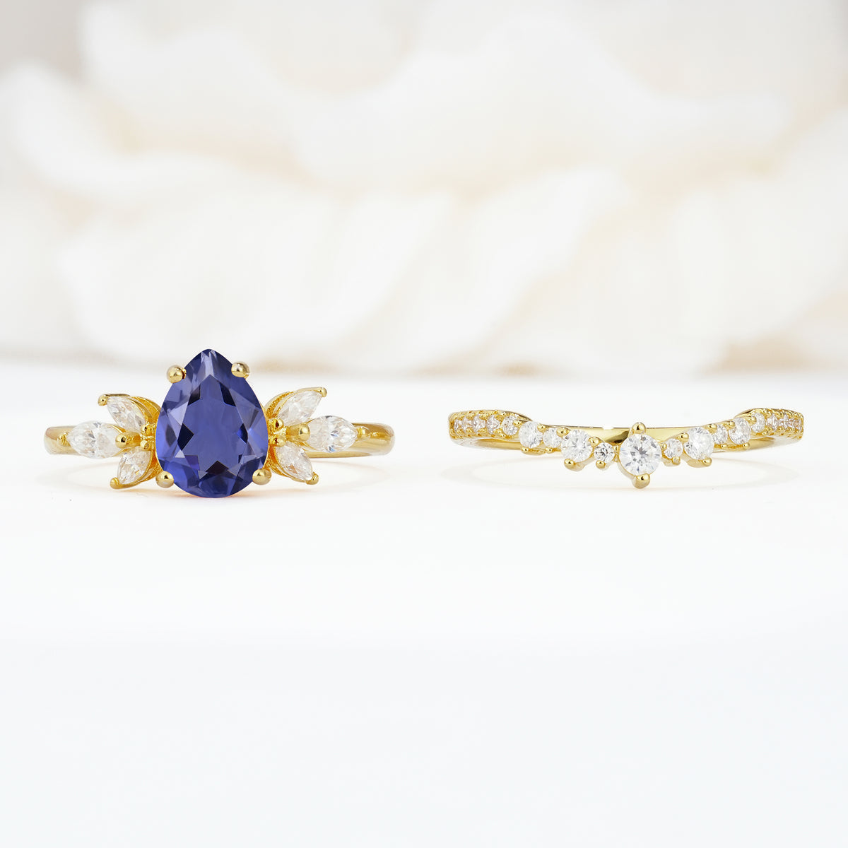 SR17165 Tanzanite Ring - White-Gold
