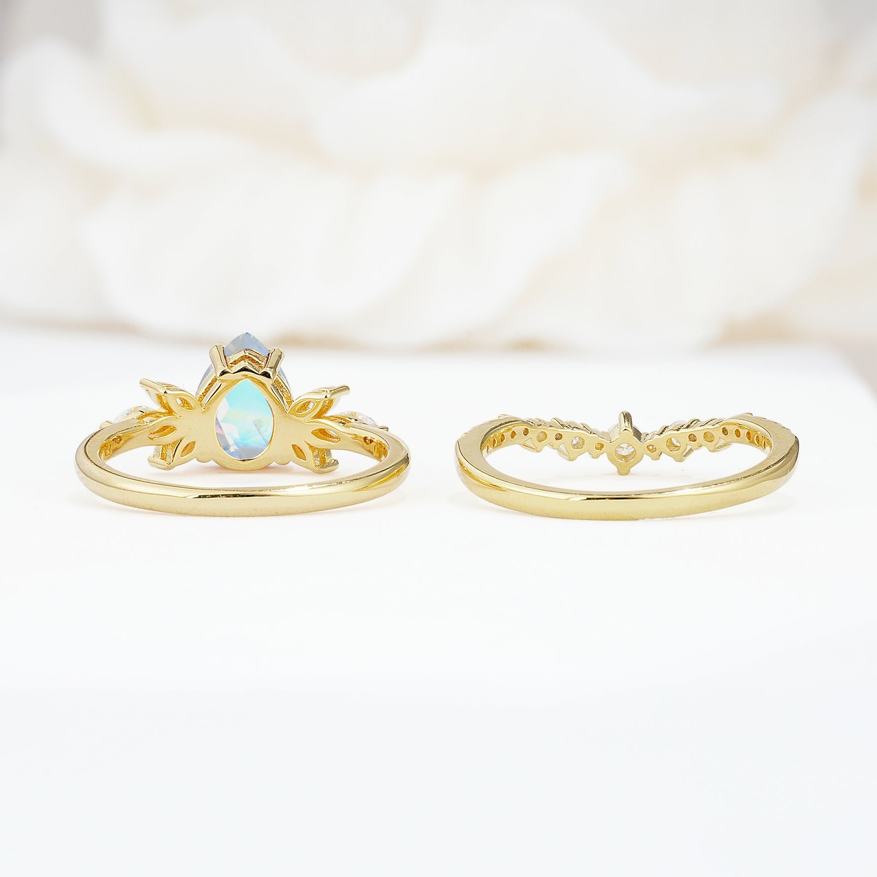 SR17165 Moonstone Ring - Additional view