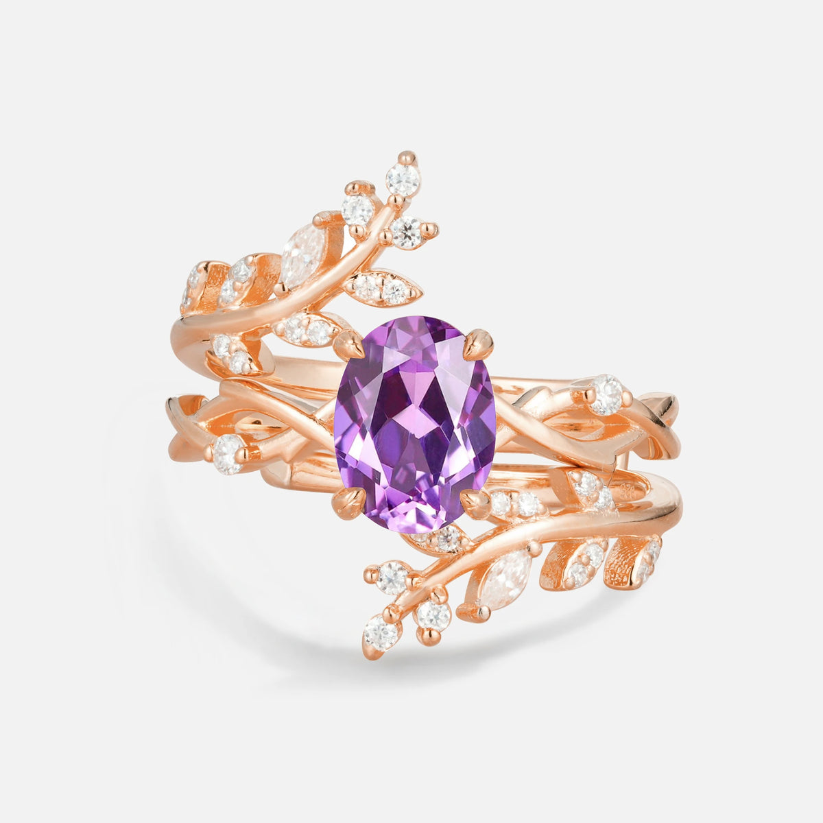 SR17167 Amethyst Ring - Additional view