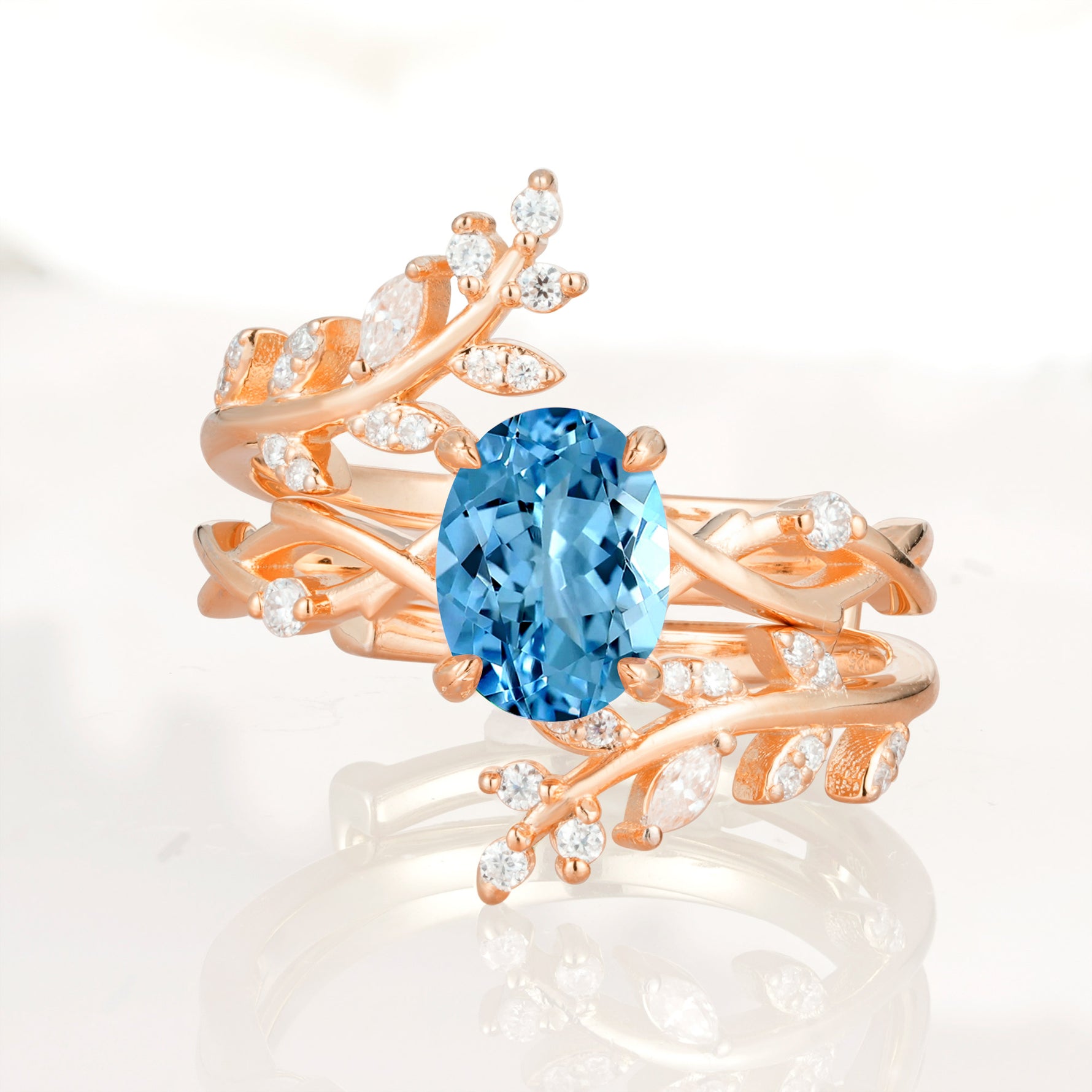 SR17167 Aquamarine Ring - Additional view