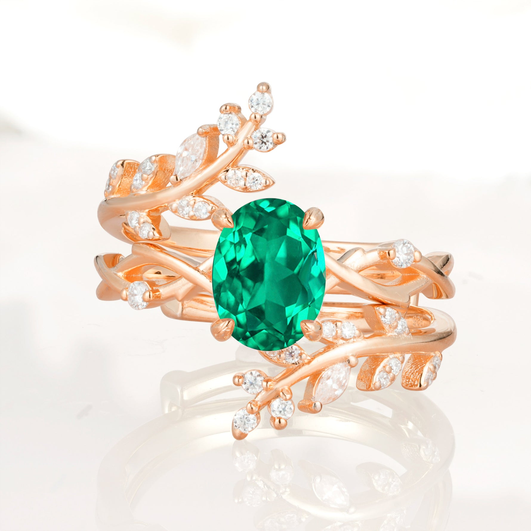 SR17167 Emerald Ring - Additional view