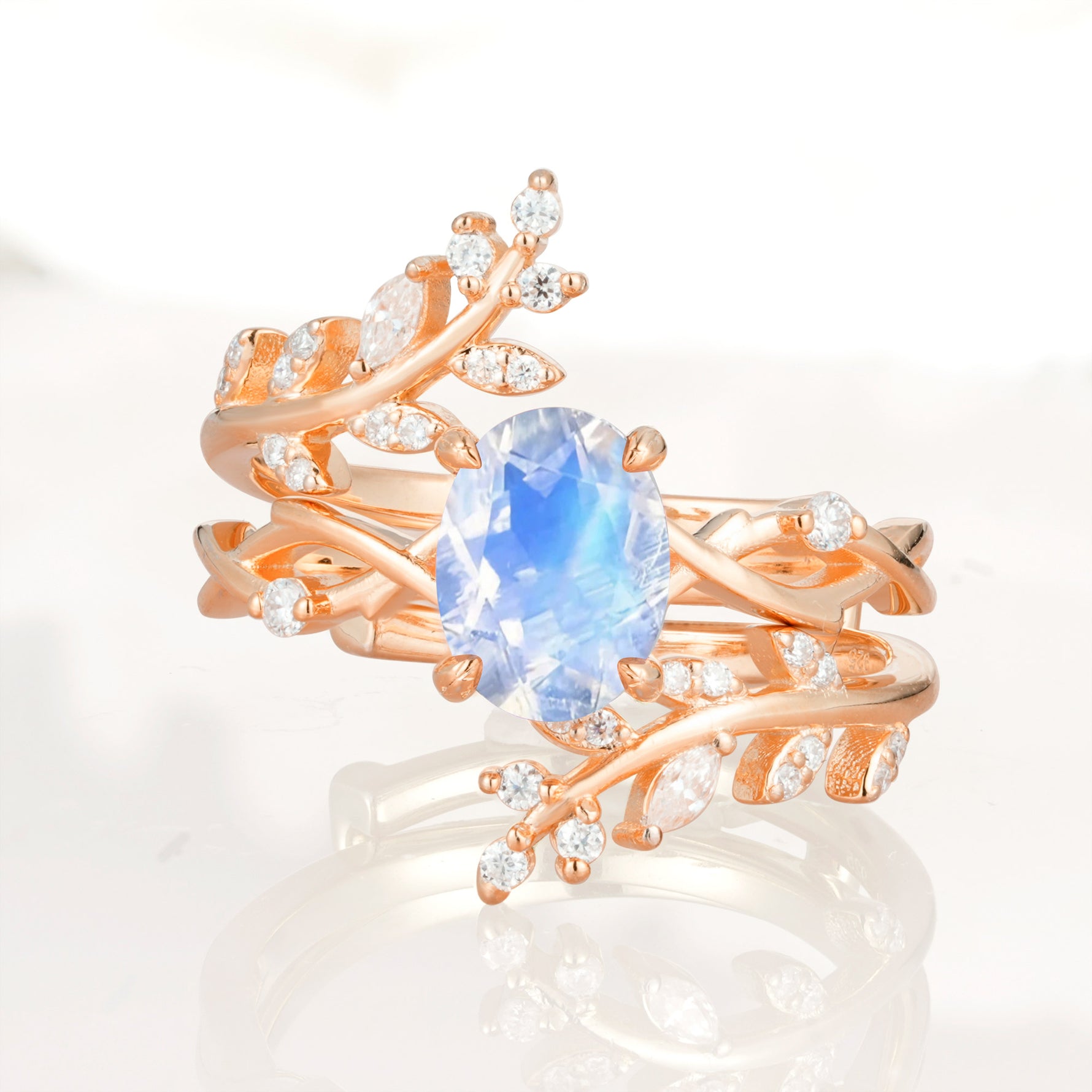 SR17167 Moonstone Ring - Additional view