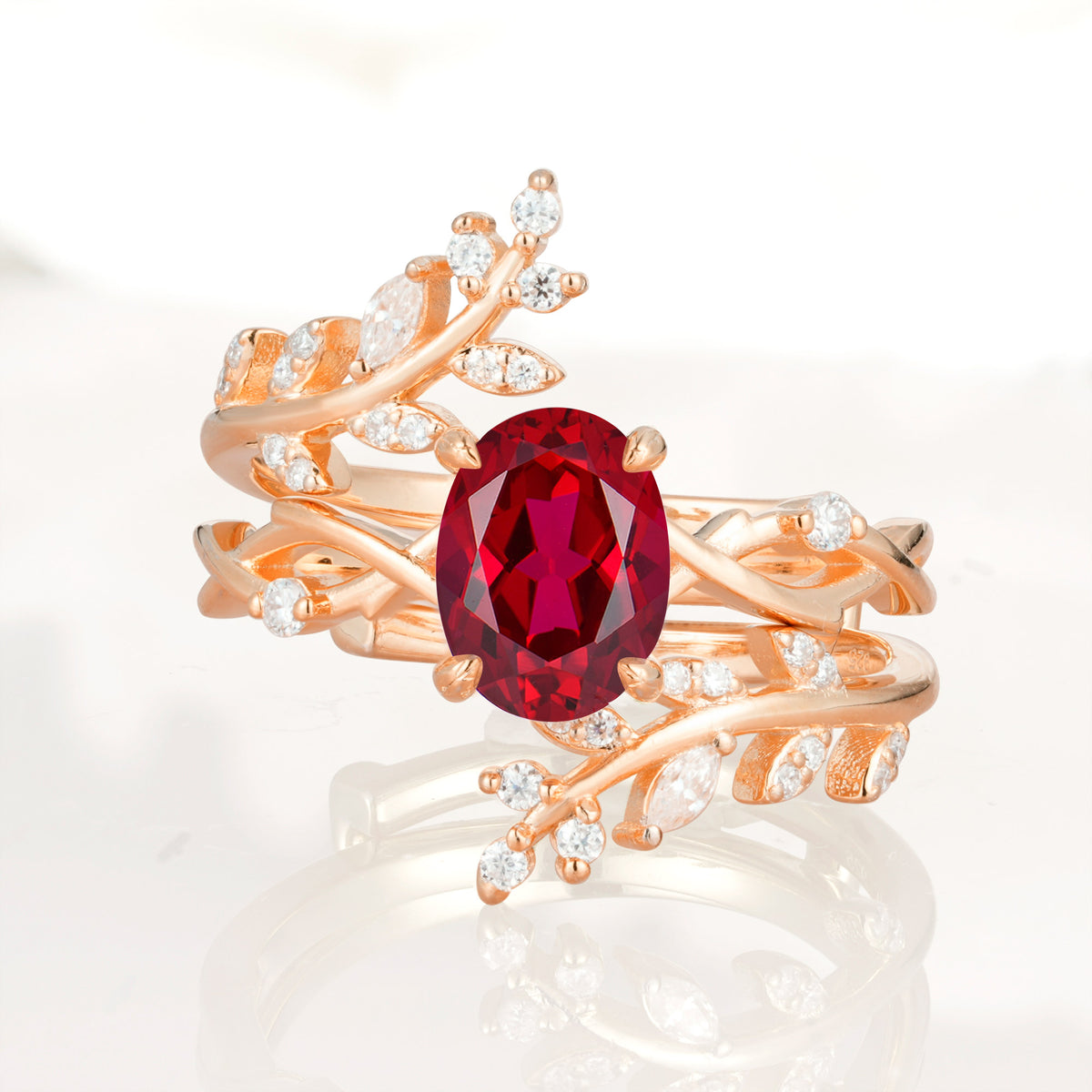 SR17167 Ruby Ring - Additional view