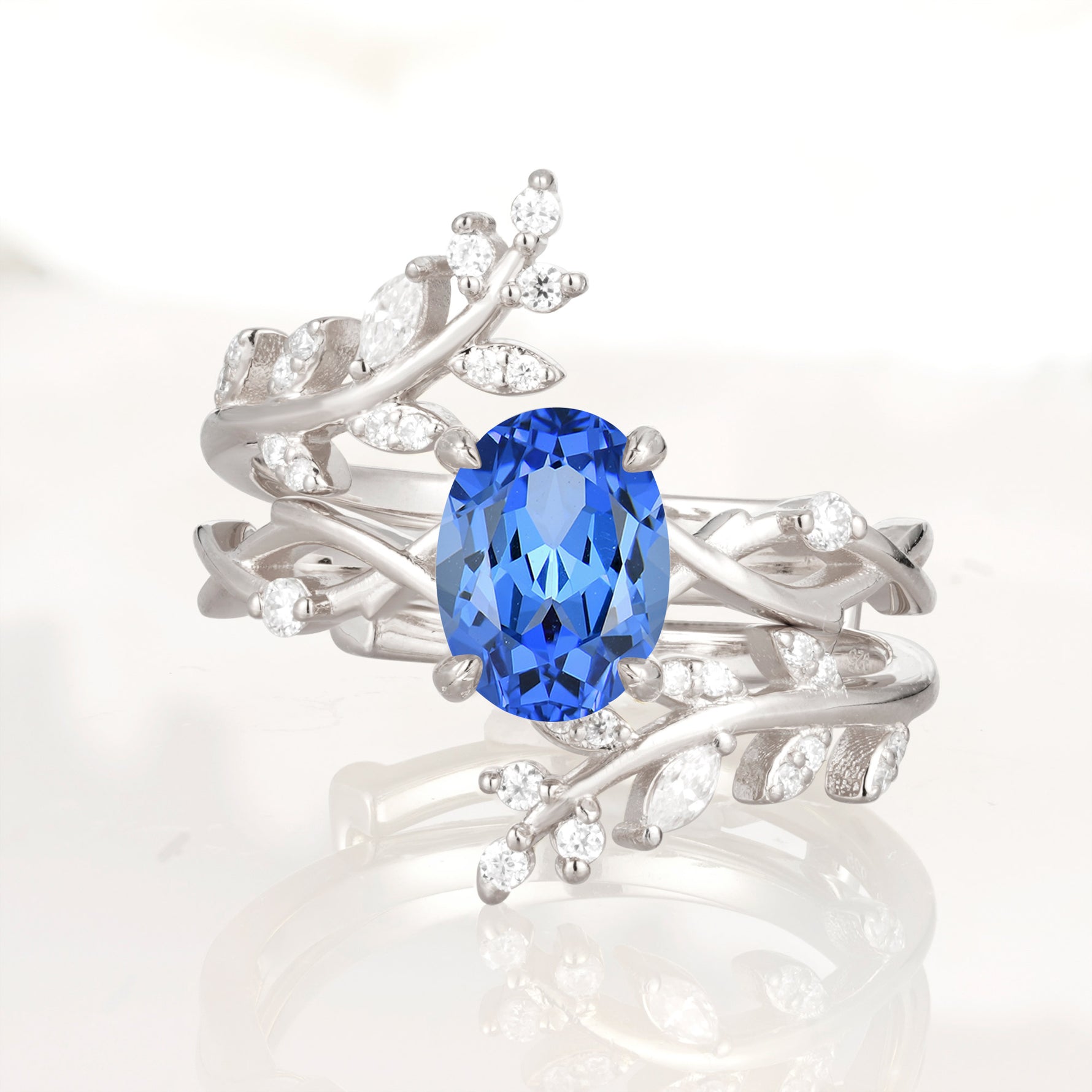 SR17167 Sapphire Ring - Additional view