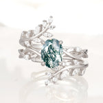 SR17167 Moss Agate Ring - Additional view
