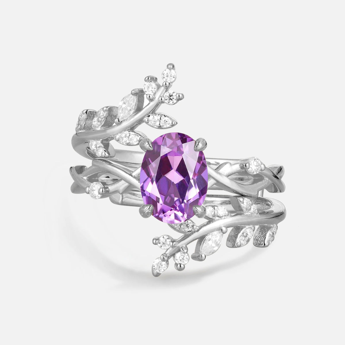 SR17167 Amethyst Ring - Additional view