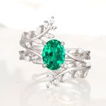 SR17167 Emerald Ring - Additional view