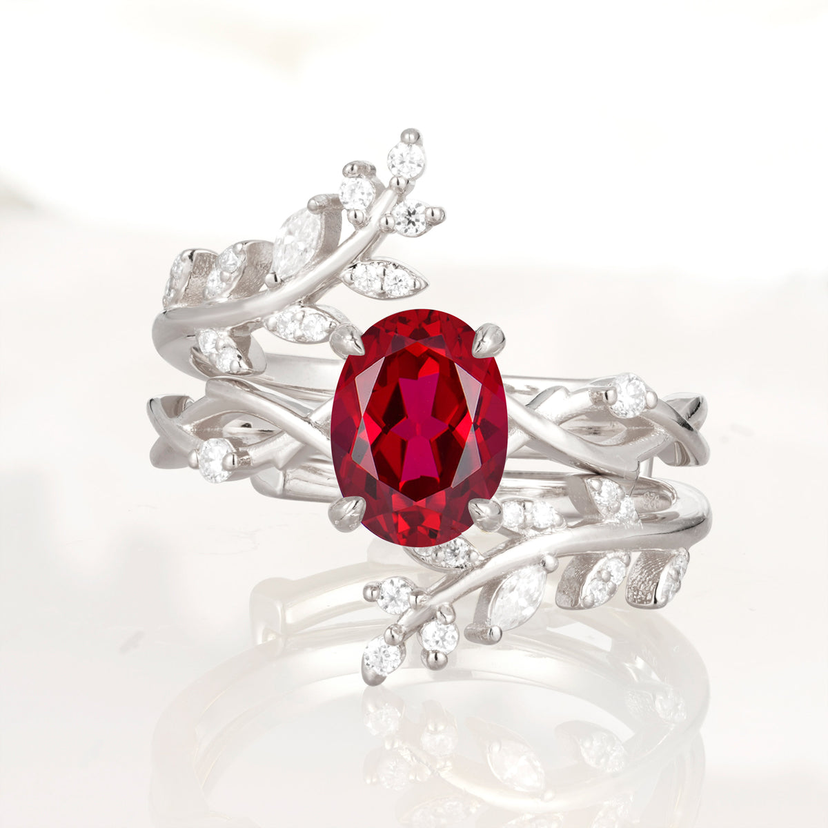 SR17167 Ruby Ring - Additional view
