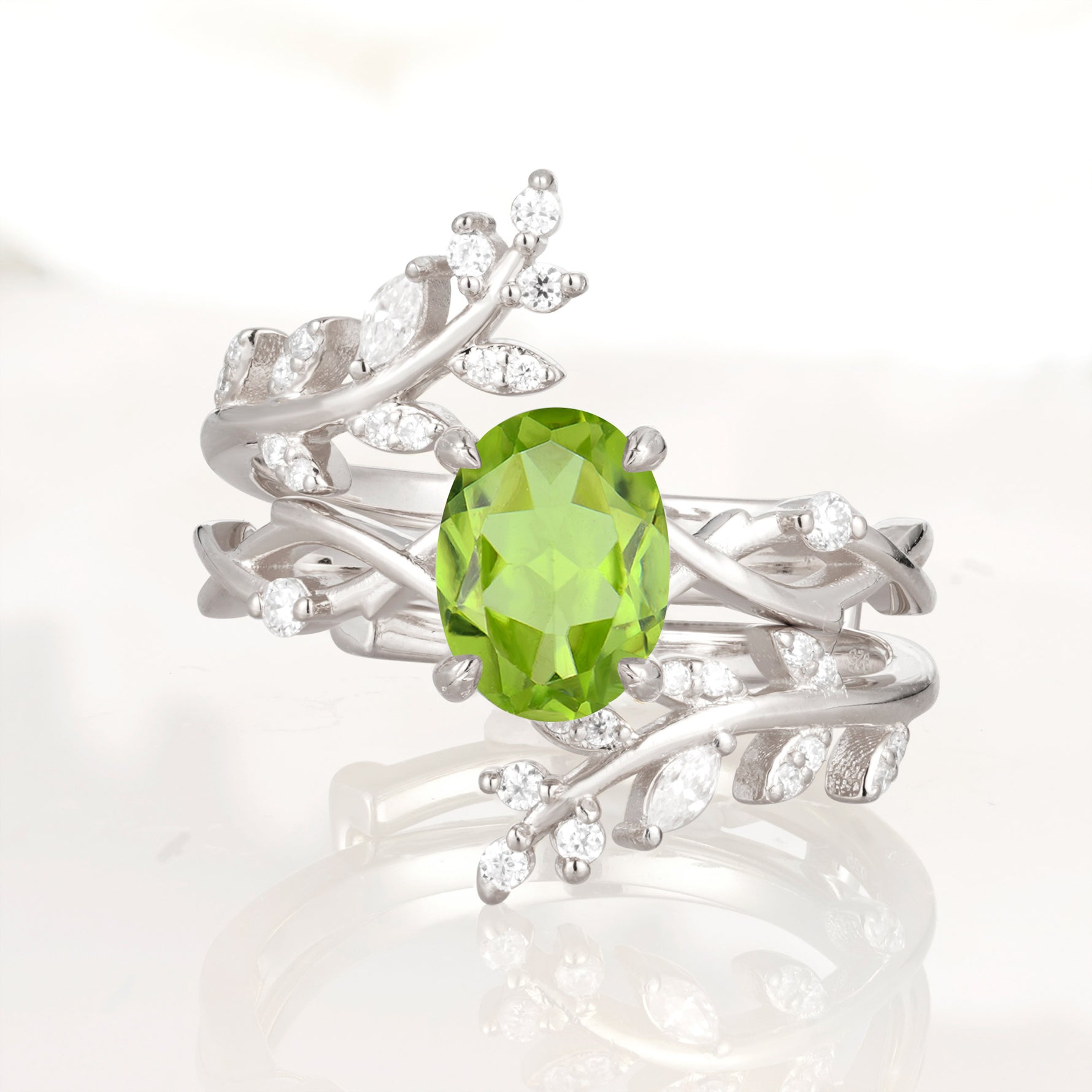 SR17167 Peridot Ring - Additional view