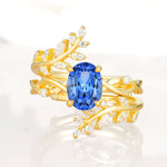 SR17167 Sapphire Ring - Yellow-Gold