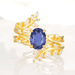 SR17167 Tanzanite Ring - Yellow-Gold