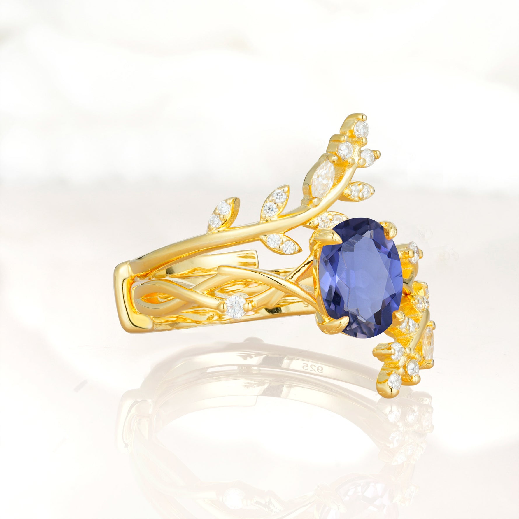 SR17167 Tanzanite Ring - White-Gold