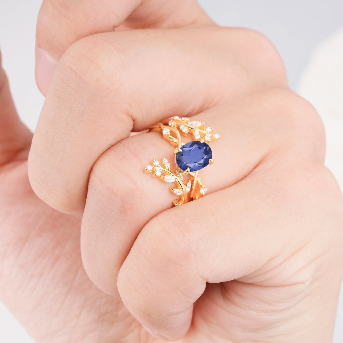 SR17167 Tanzanite Ring - Rose-Gold