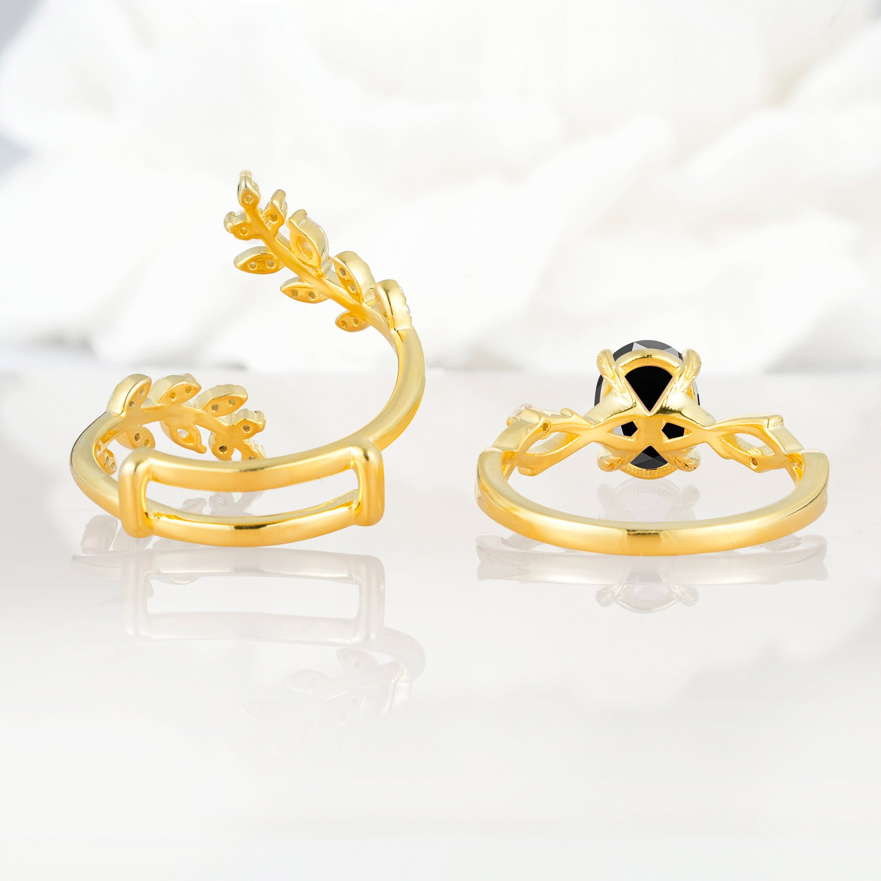 SR17167 Black Onyx Ring - Additional view