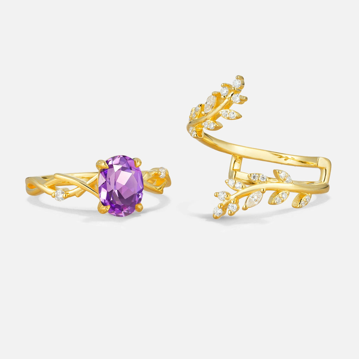 SR17167 Amethyst Ring - Additional view