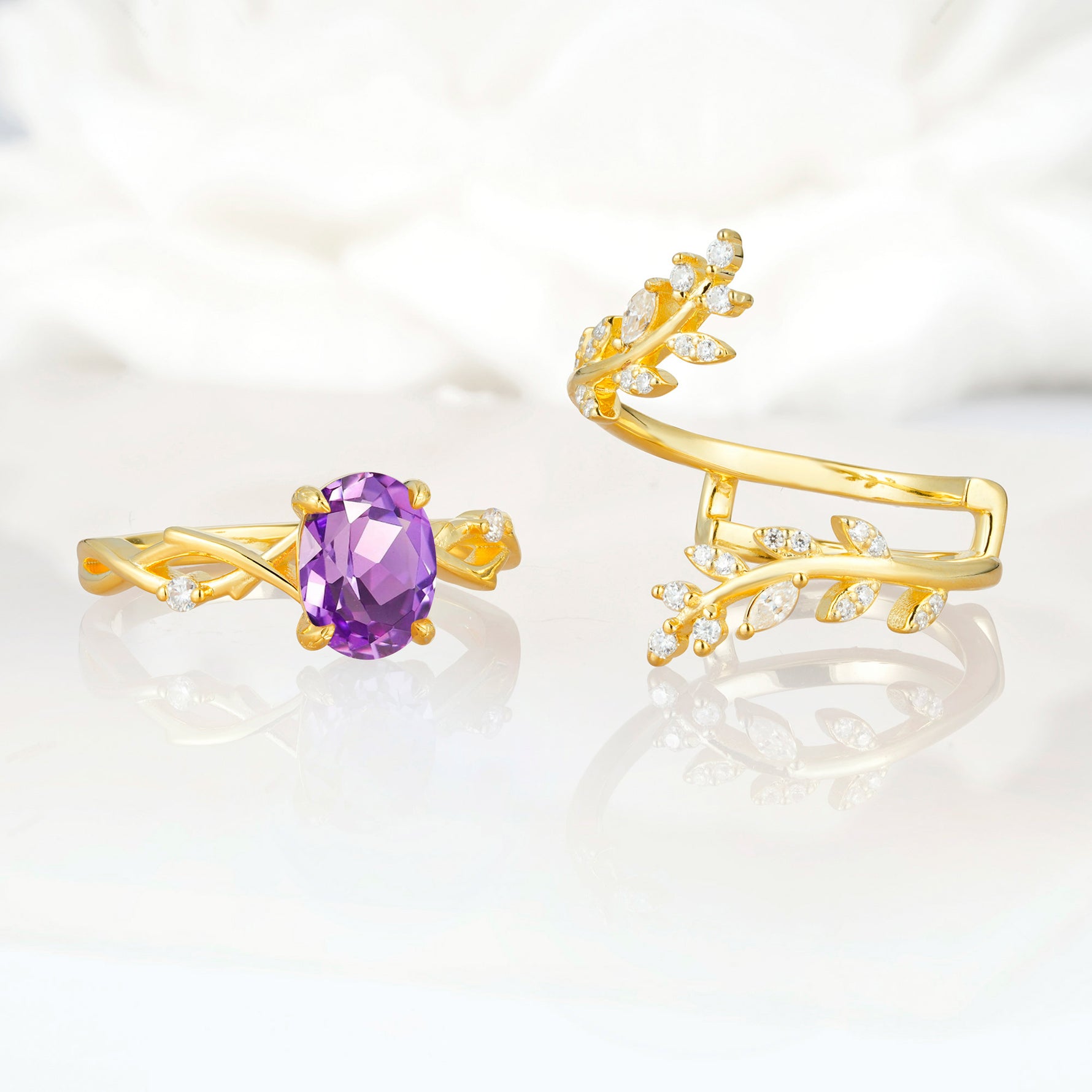 SR17167 Amethyst Ring - Additional view