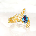 SR17167 Alexandrite Ring - White-Gold