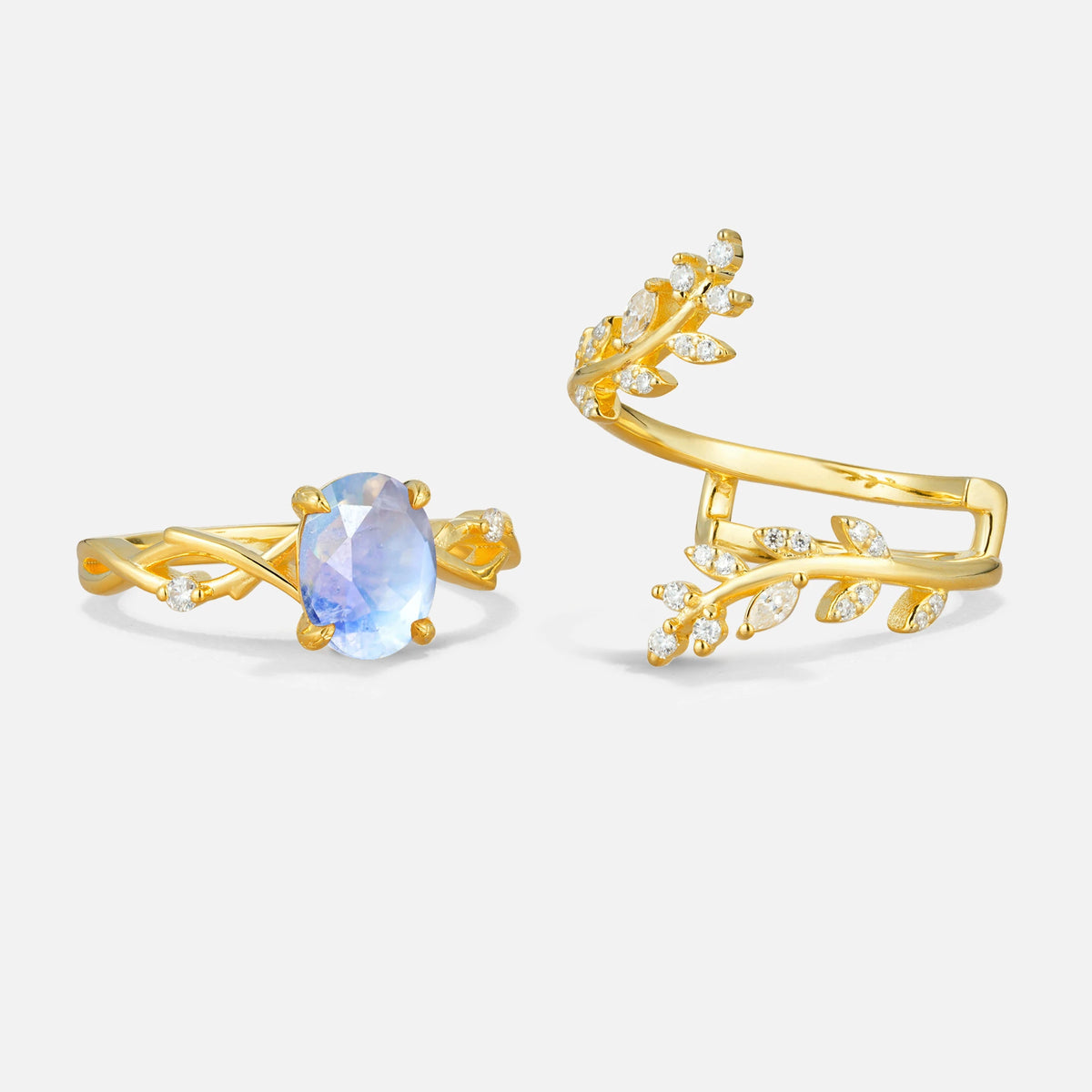 SR17167 Moonstone Ring - Additional view