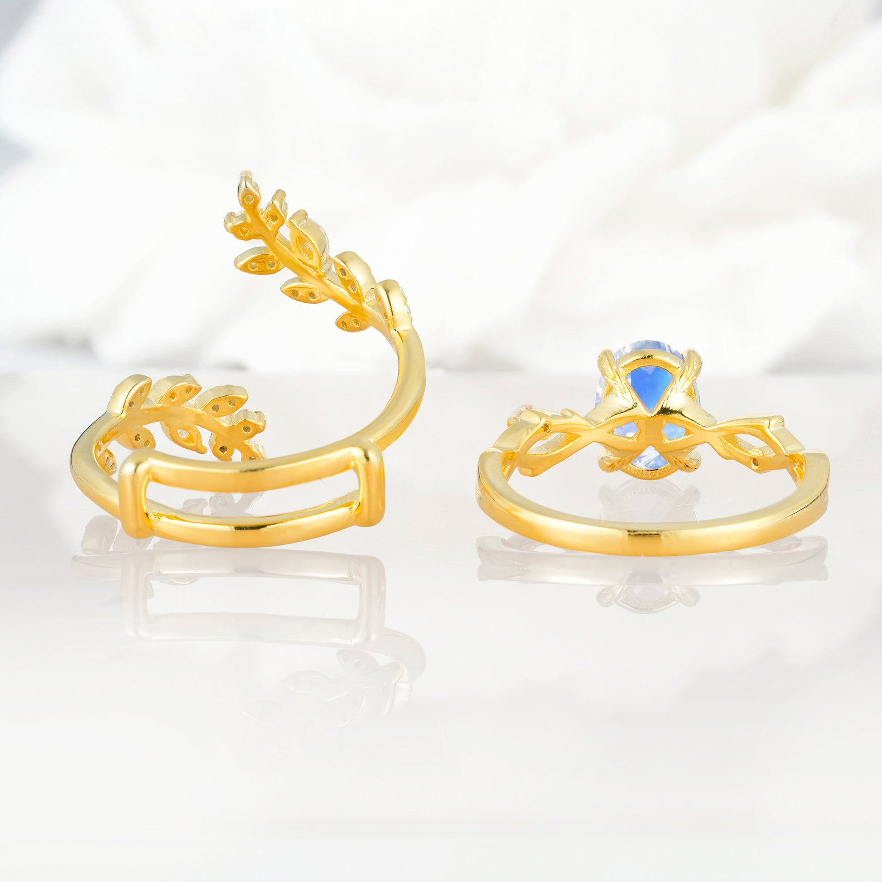 SR17167 Moonstone Ring - Additional view