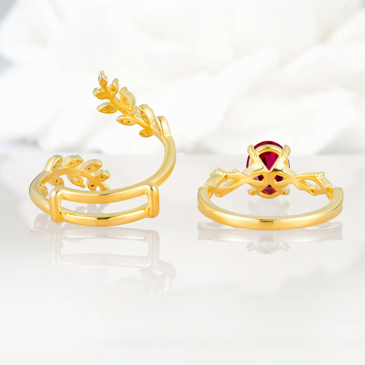 SR17167 Ruby Ring - Additional view