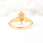 Classic Marquise Cut Side Accent Twisted Shank Citrine Engagement Ring - Additional view