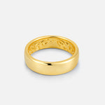 Classic Wide Men’s Wedding Band with Inner Filigree Detail - Additional view
